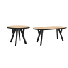Stół STL191/2 100cm - 180cm rozkładany okrągły stylowa podstawa