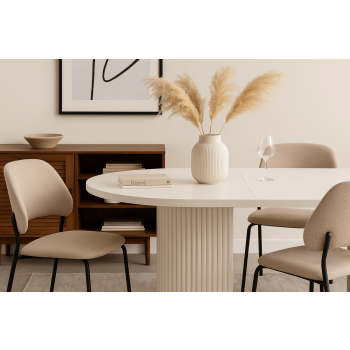 Stół rozkładany M117/2 180 cm - funkcjonalny stół dla nowoczesnych wnętrz kaszmir