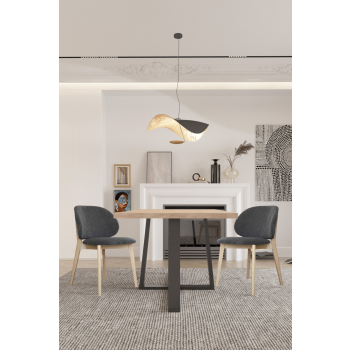 Krzesło tapicerowane kt70 nowoczesny design a la sztruks